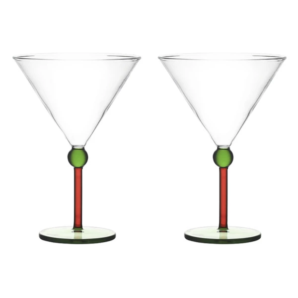 Набор креманок Liberty Jones Orb, 260 мл, зеленый/красный, 2 шт.