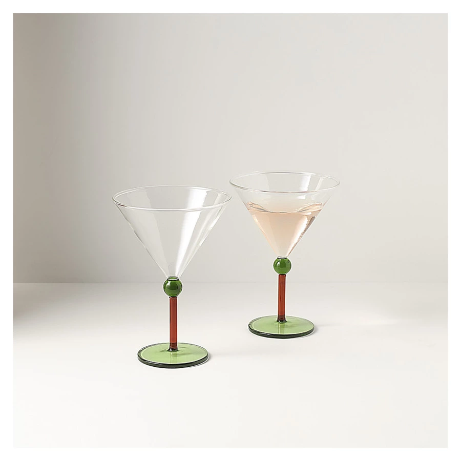 Набор креманок Liberty Jones Orb, 260 мл, зеленый/красный, 2 шт.