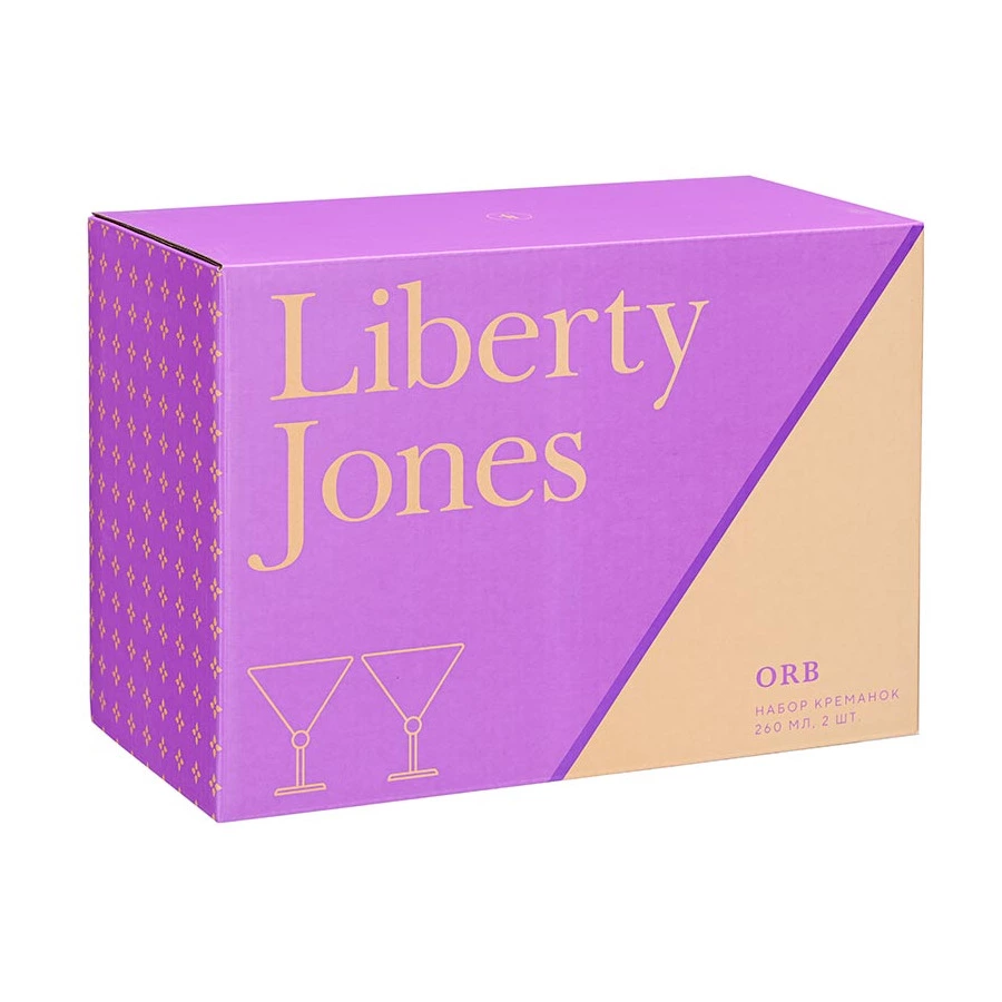 Набор креманок Liberty Jones Orb, 260 мл, сиреневый/зеленый, 2 шт.