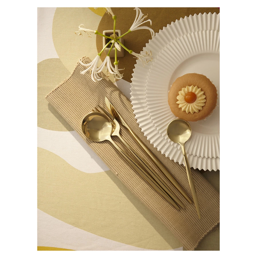 Набор столовых приборов Liberty Jones Globe на 4 персоны, 16 предметов, золотистые