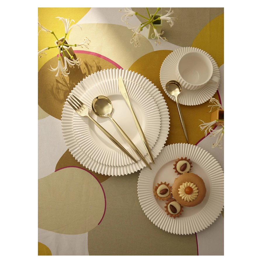 Набор столовых приборов Liberty Jones Globe на 4 персоны, 16 предметов, золотистые