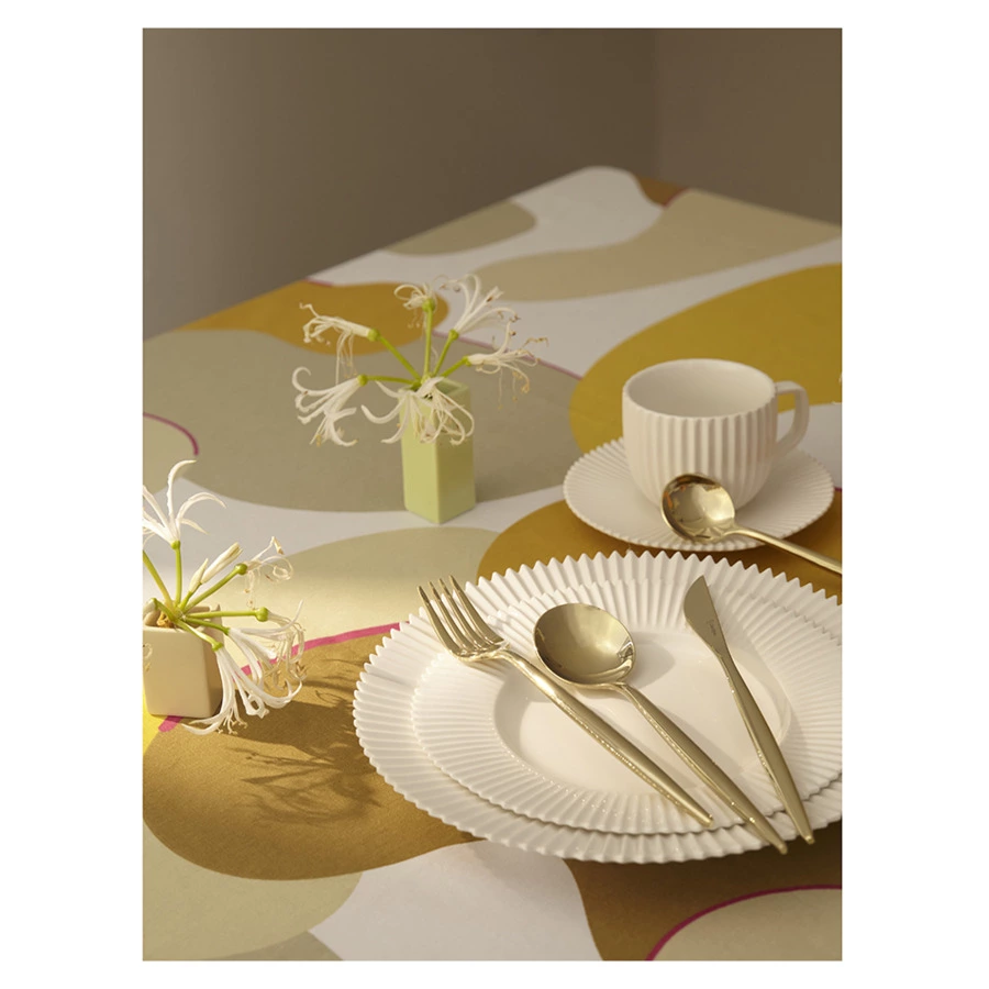 Набор столовых приборов Liberty Jones Globe на 4 персоны, 16 предметов, золотистые