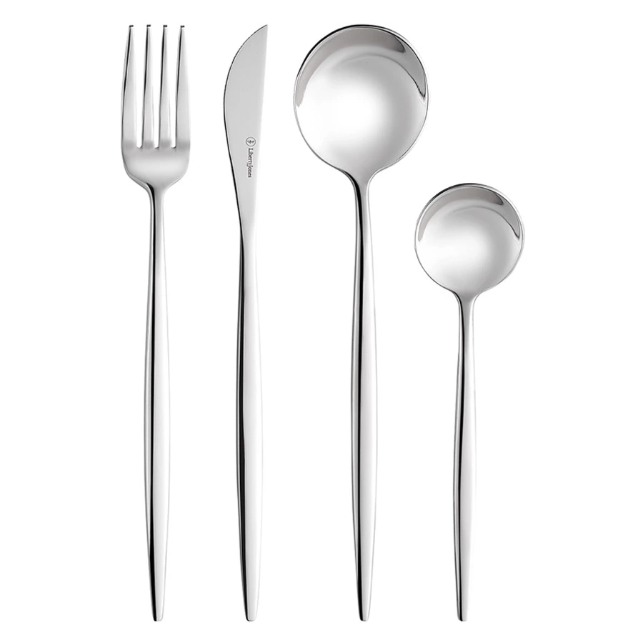 Набор столовых приборов Liberty Jones Globe на 4 персоны, 16 предметов, серебристые