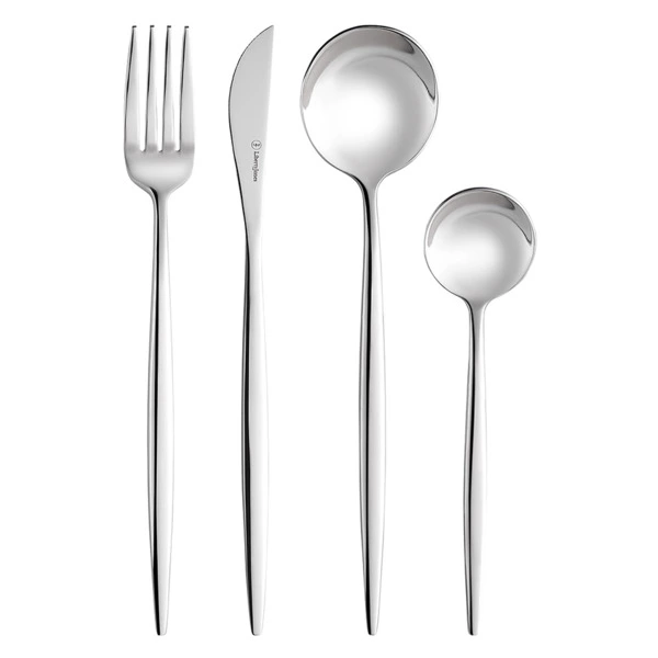 Набор столовых приборов Liberty Jones Globe на 4 персоны, 16 предметов, серебристые