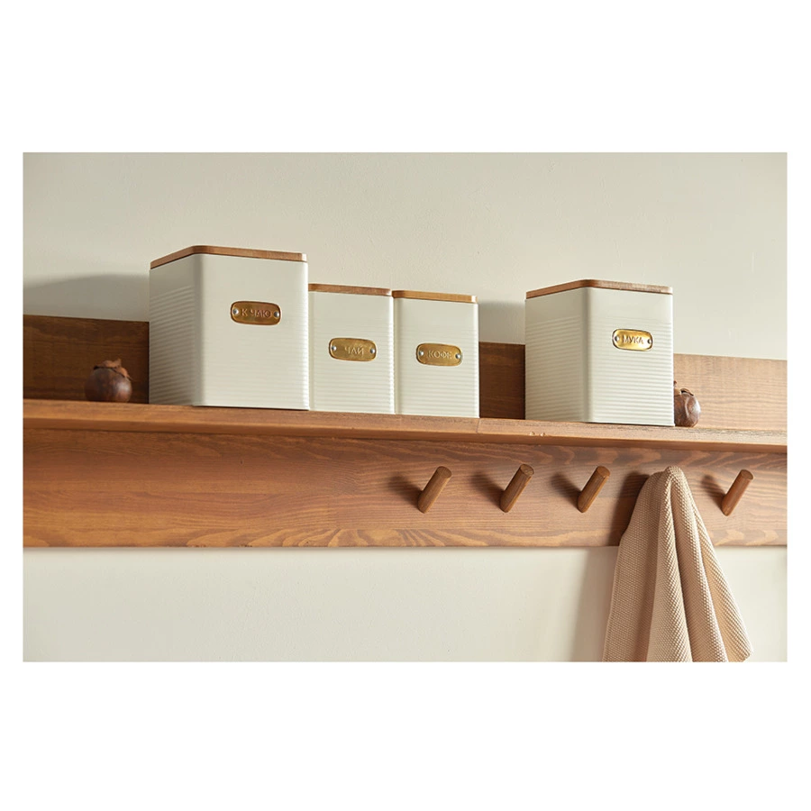 Банка для хранения соли Smart Solutions Irmel, 1,7 л, молочная