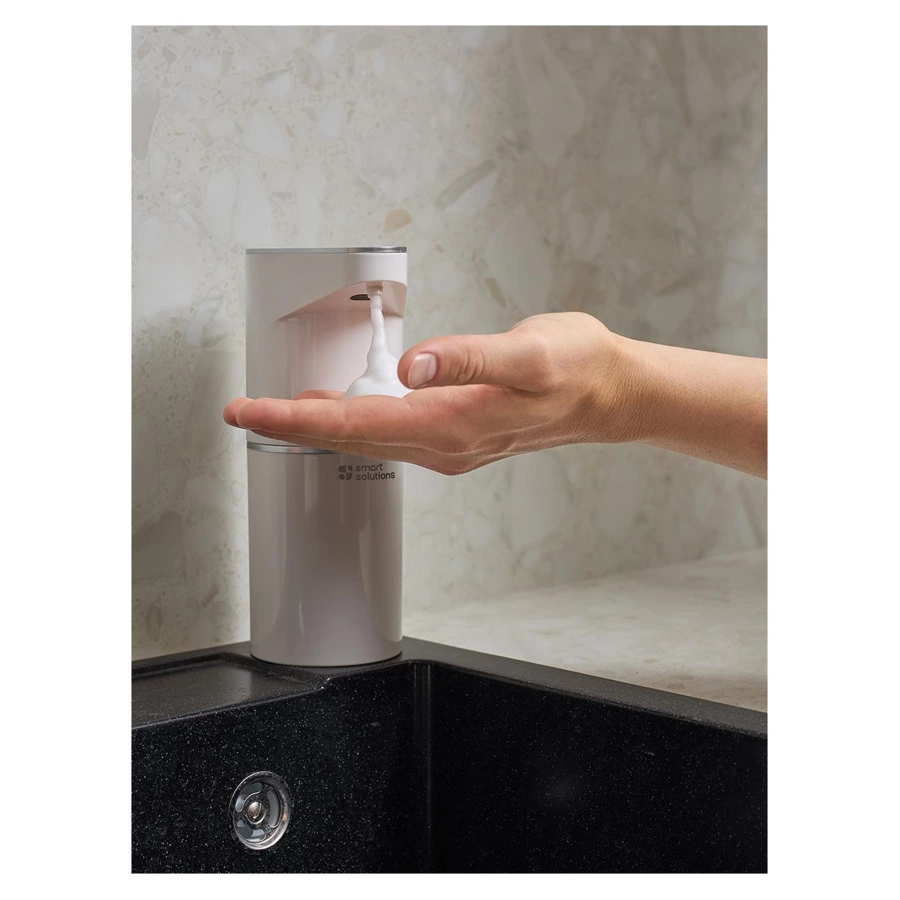 Диспенсер сенсорный для жидкого мыла Smart Solutions Lume, 350 мл, белый, пластик
