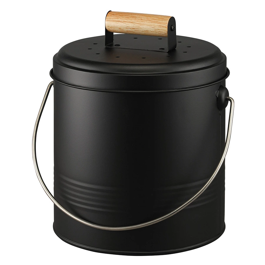 Контейнер для пищевых отходов с фильтром Smart Solutions Irmel, 3,5 л, графит