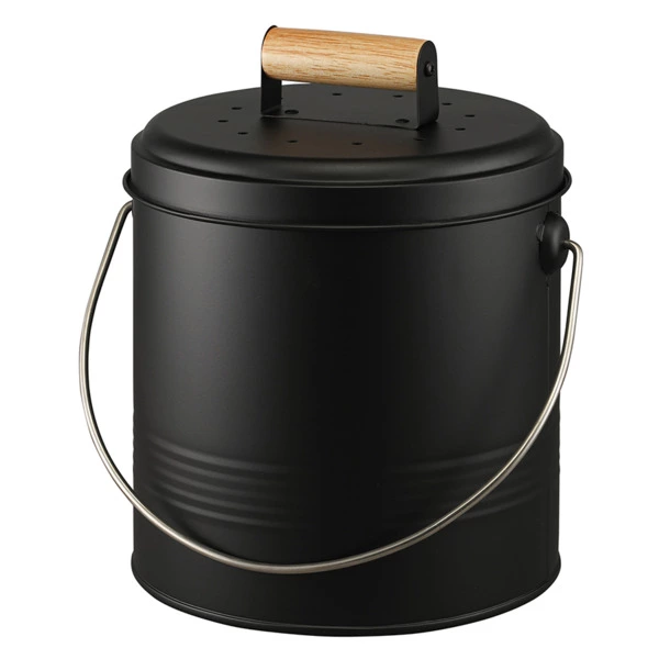 Контейнер для пищевых отходов с фильтром Smart Solutions Irmel, 3,5 л, графит