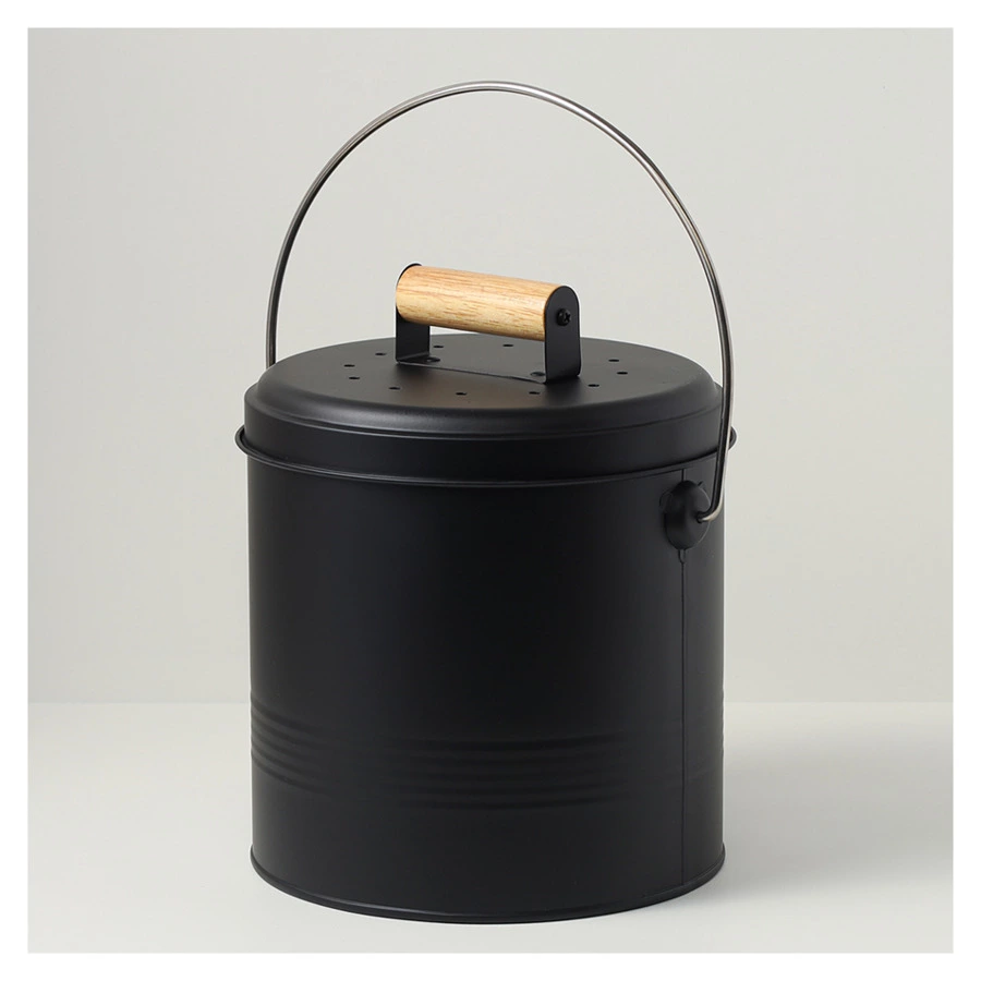 Контейнер для пищевых отходов с фильтром Smart Solutions Irmel, 3,5 л, графит