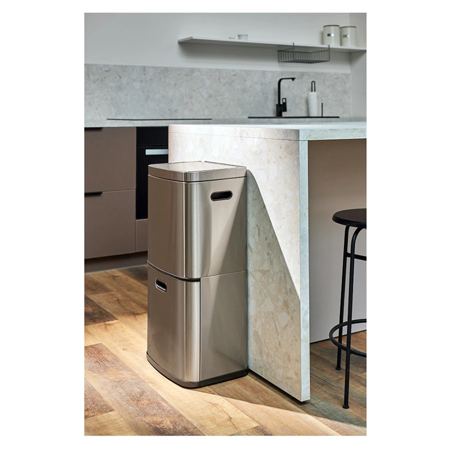 Контейнер мусорный с 2-мя отделениями Smart Solutions Smart Bin, сенсорный, 60 л