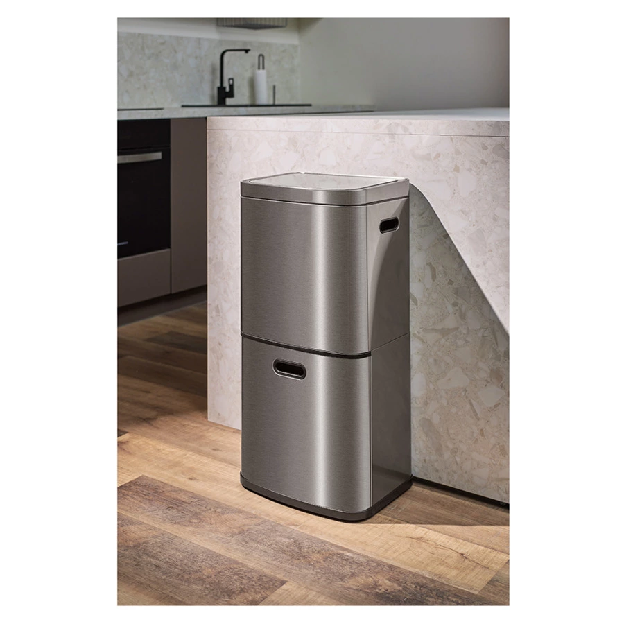 Контейнер мусорный с 2-мя отделениями Smart Solutions Smart Bin, сенсорный, 60 л