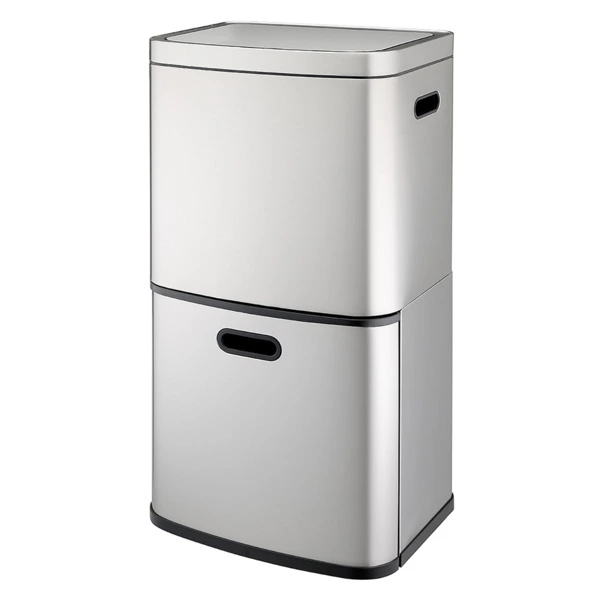 Контейнер мусорный с 2-мя отделениями Smart Solutions Smart Bin, сенсорный, 60 л