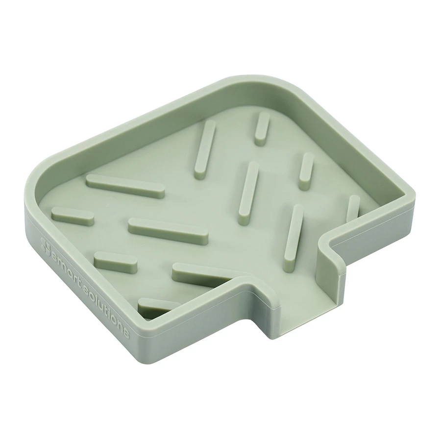 Мыльница Smart Solutions Dry Flex, шалфей, силикон