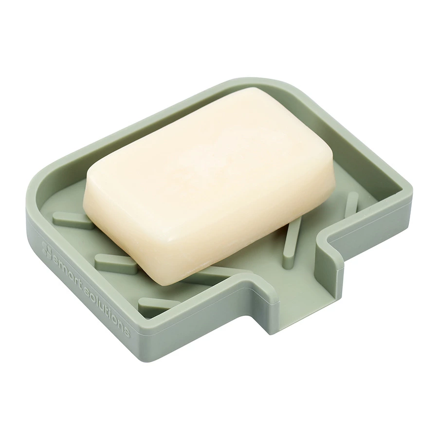 Мыльница Smart Solutions Dry Flex, шалфей, силикон