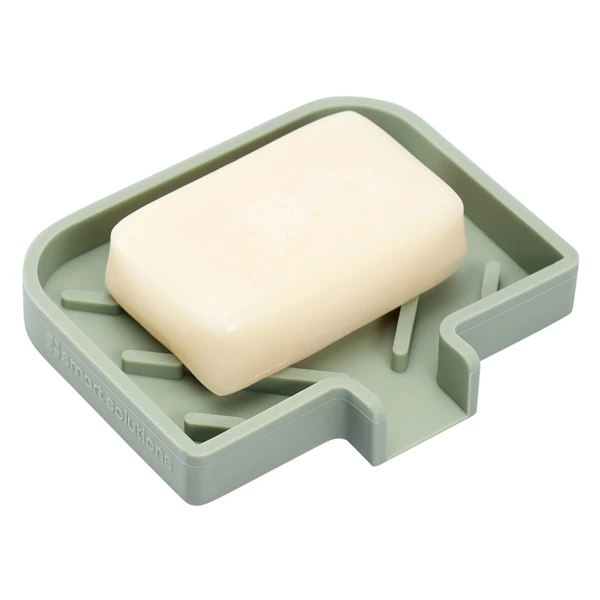 Мыльница Smart Solutions Dry Flex, шалфей, силикон