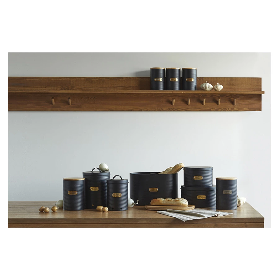 Набор банок для хранения сладостей Smart Solutions Irmel, графит, 2 шт, сталь