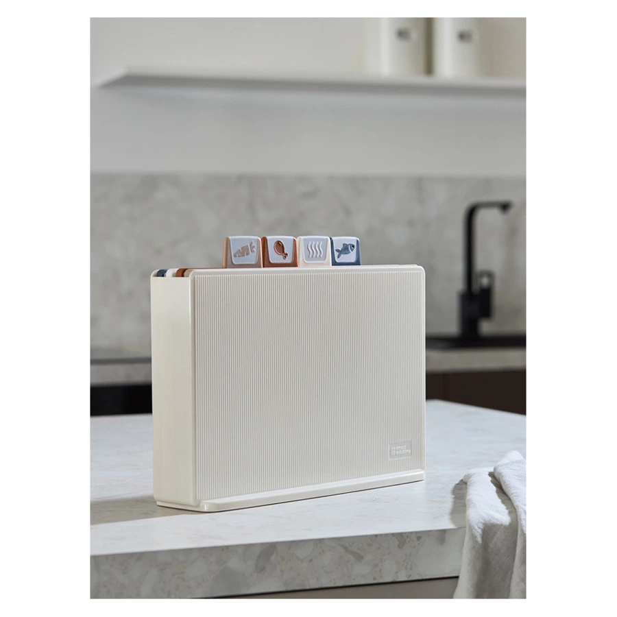 Набор из 4-х разделочных досок с держателем Smart Solutions Cut&Store