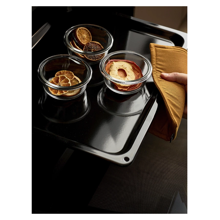 Набор контейнеров для запекания и хранения круглые с крышками на защелках Smart Solutions, 3 шт.