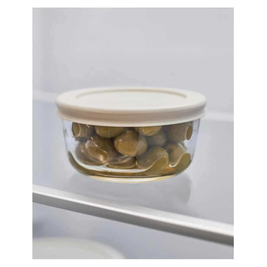 Набор контейнеров для запекания и хранения круглые с крышками Smart Solutions, 4 шт, серые