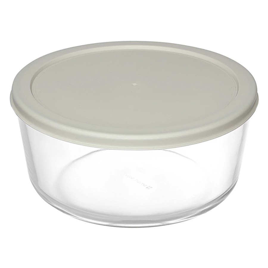 Набор контейнеров для запекания и хранения круглые с крышками Smart Solutions, 4 шт, серые