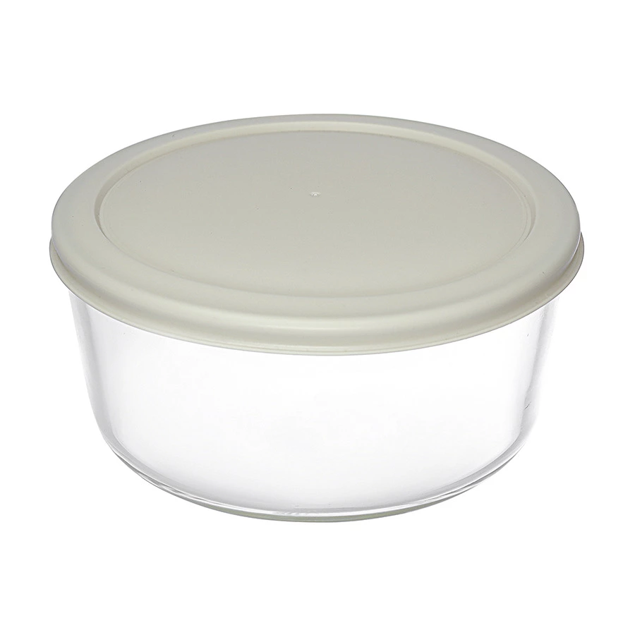 Набор контейнеров для запекания и хранения круглые с крышками Smart Solutions, 4 шт, серые