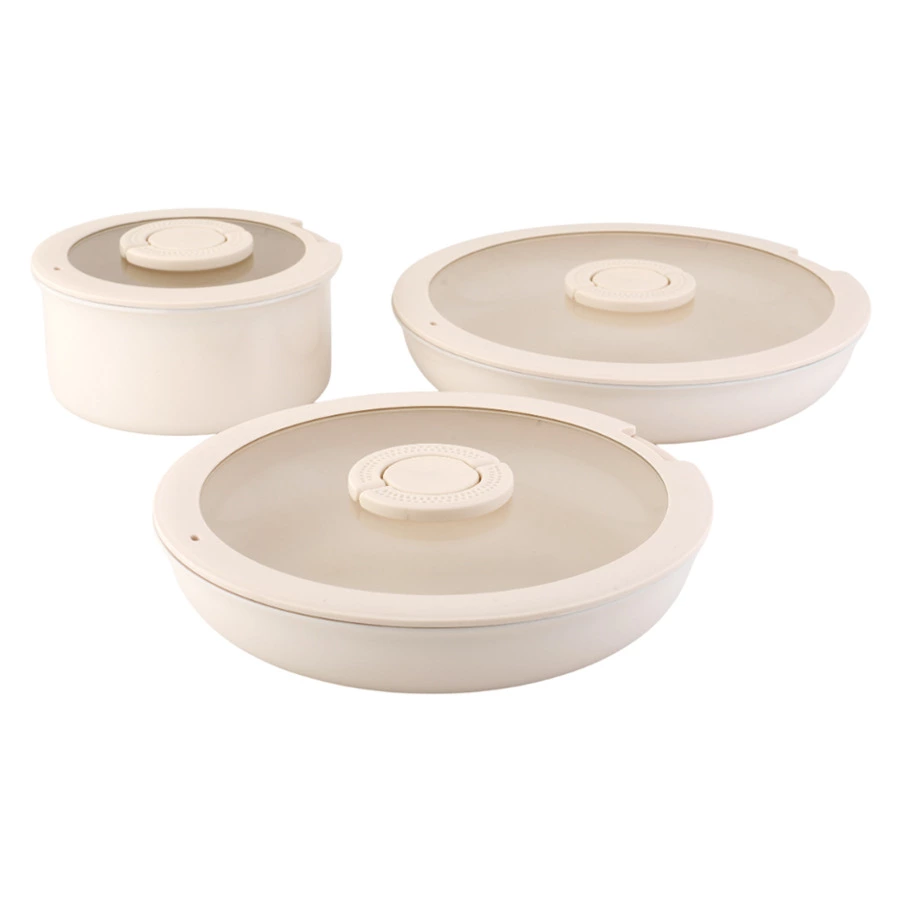 Набор посуды для приготовления со съемной ручкой Smart Ceramic, 7 предметов, цвета топленого молока