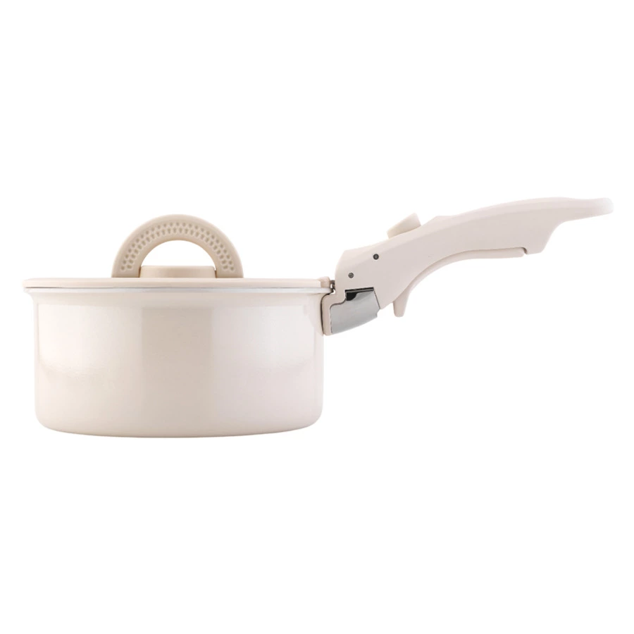 Набор посуды для приготовления со съемной ручкой Smart Ceramic, 7 предметов, цвета топленого молока