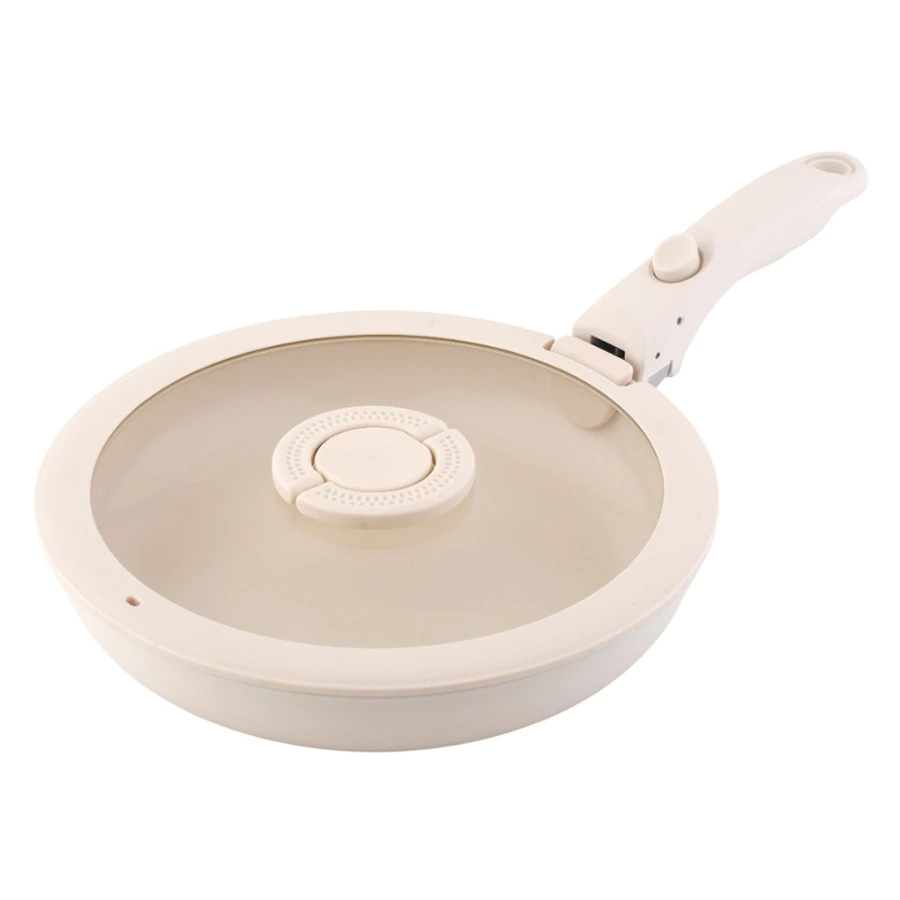 Набор посуды для приготовления со съемной ручкой Smart Ceramic, 7 предметов, цвета топленого молока