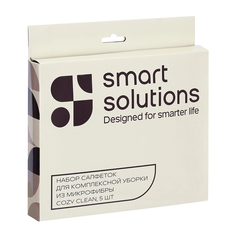 Набор салфеток для комплексной уборки из микрофибры Cozy Clean, 5 шт.