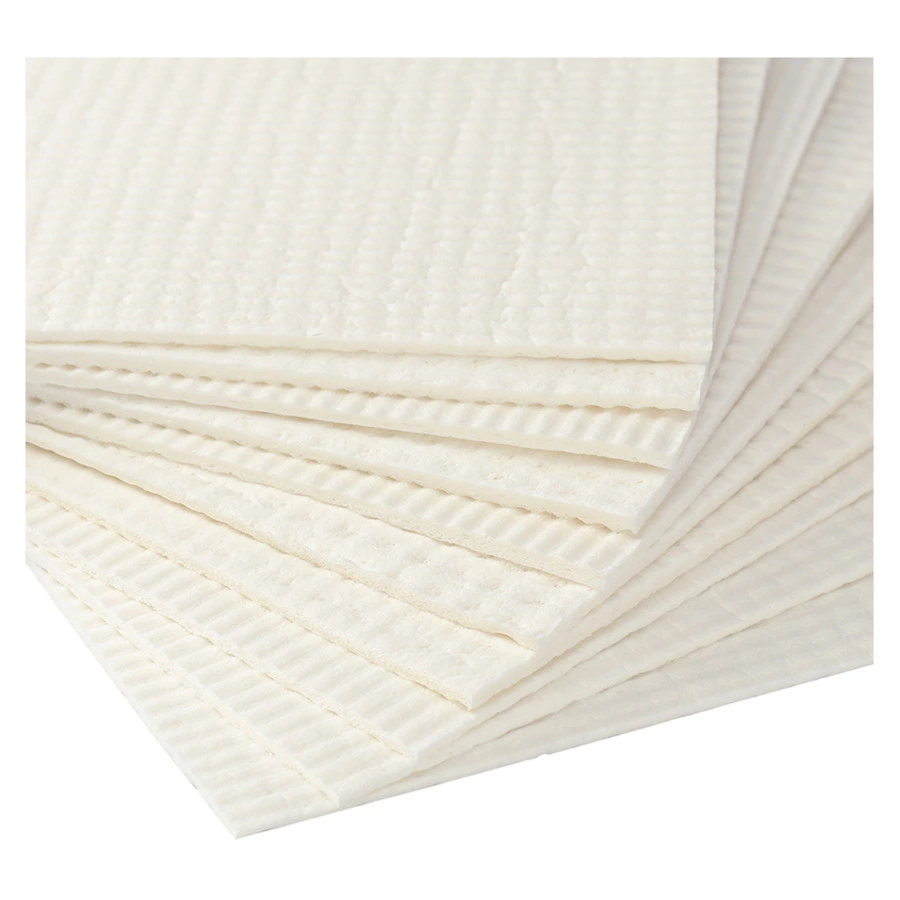 Набор салфеток для уборки из целлюлозы Eco Clean, белые, 10 шт.