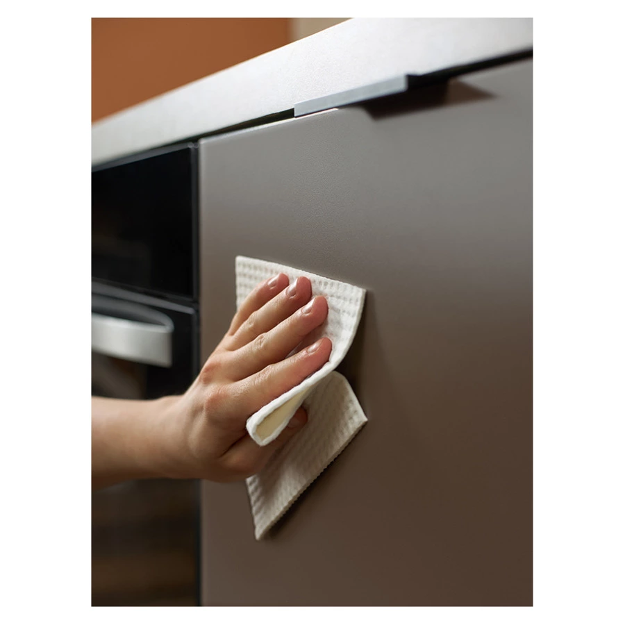 Набор салфеток для уборки из целлюлозы Eco Clean, белые, 10 шт.