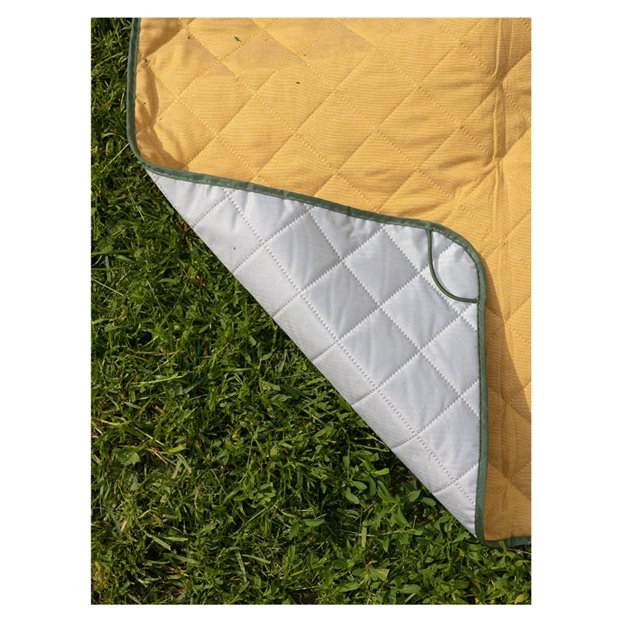 Плед для пикника и отдыха на пляже Smart Solutions Smart Picnic, горчичный