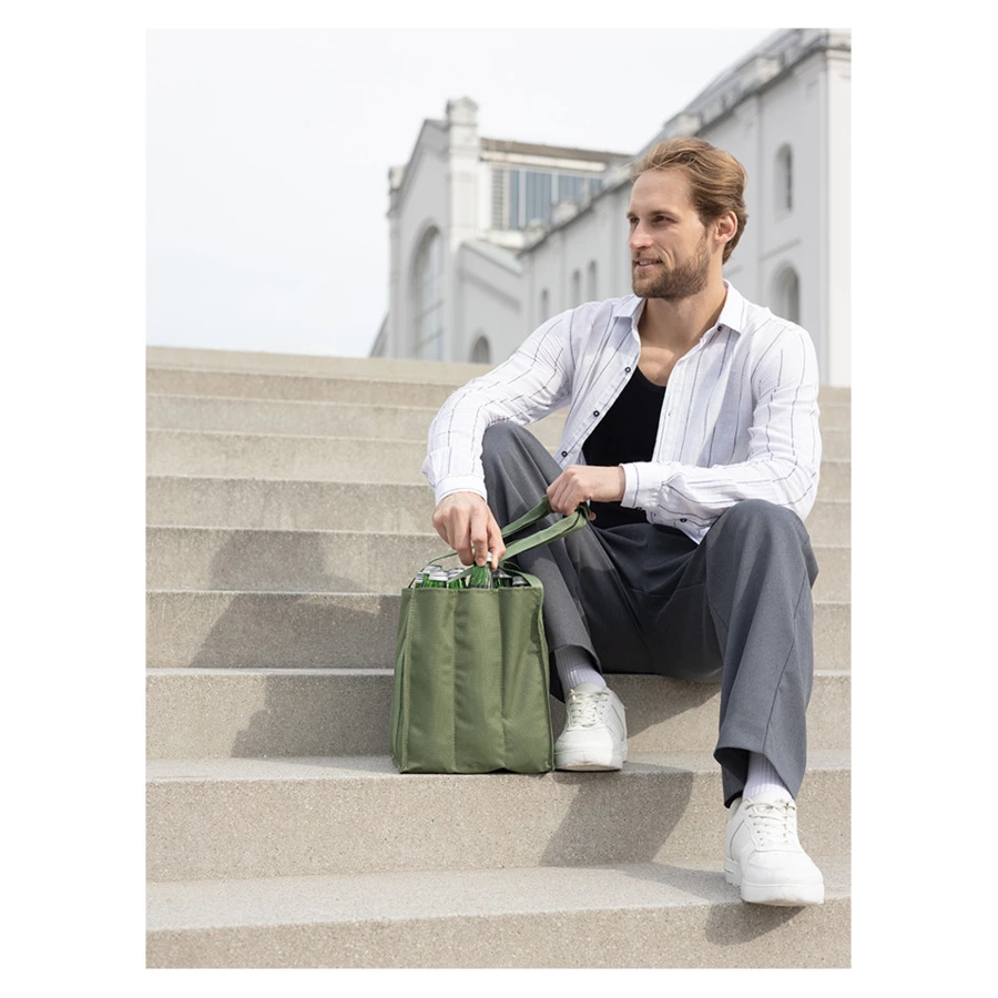 Сумка для бутылок Smart Picnic, темно-зеленая
