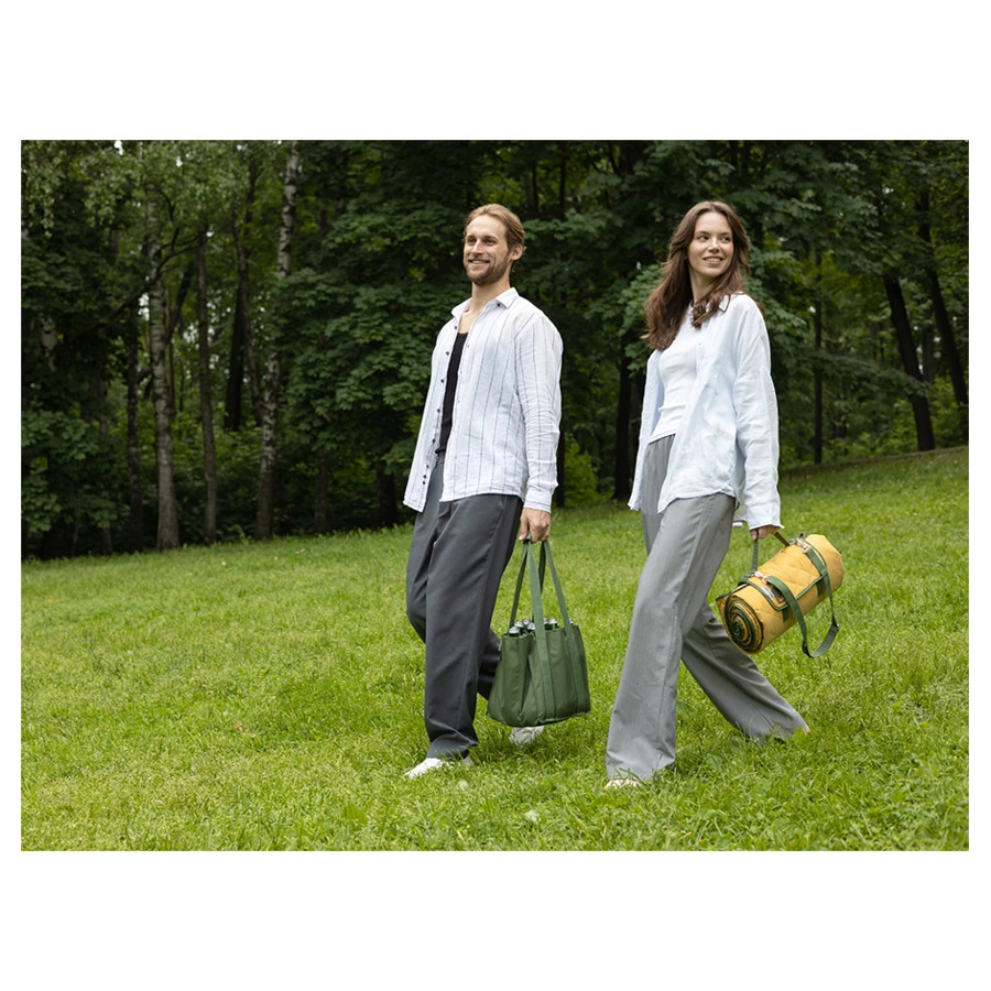 Сумка для бутылок Smart Picnic, темно-зеленая