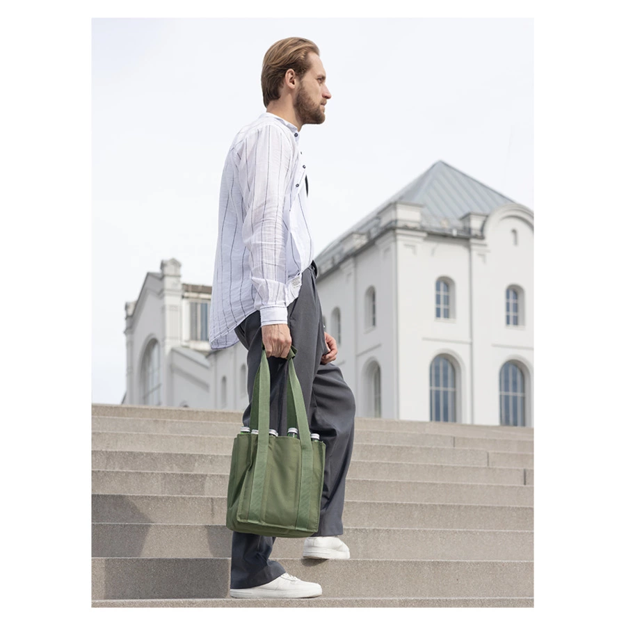 Сумка для бутылок Smart Picnic, темно-зеленая