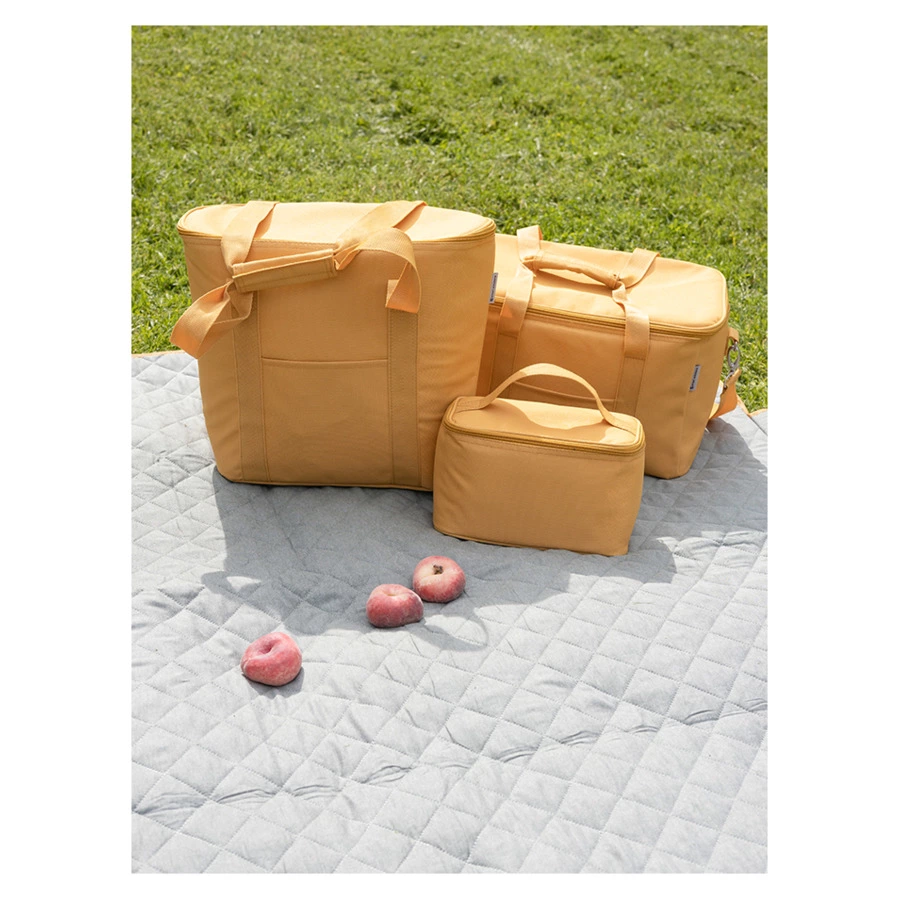 Термосумка для ланч-бокса/косметики/лекарств Smart Picnic, S, горчичная