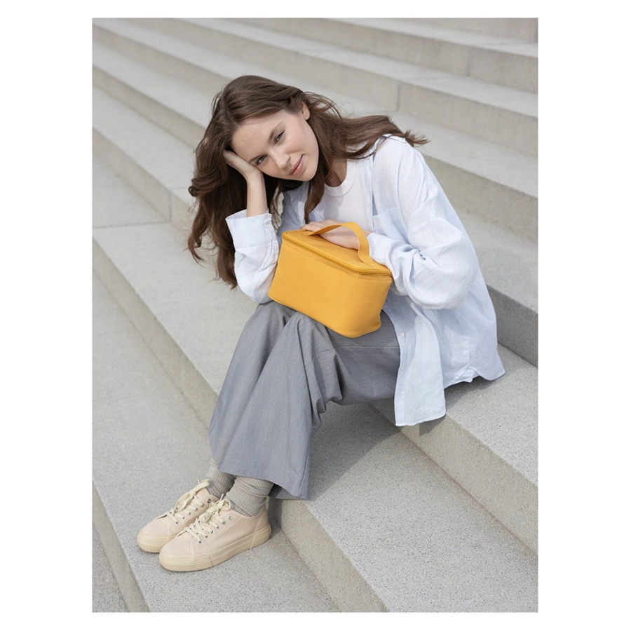 Термосумка для ланч-бокса/косметики/лекарств Smart Picnic, S, горчичная