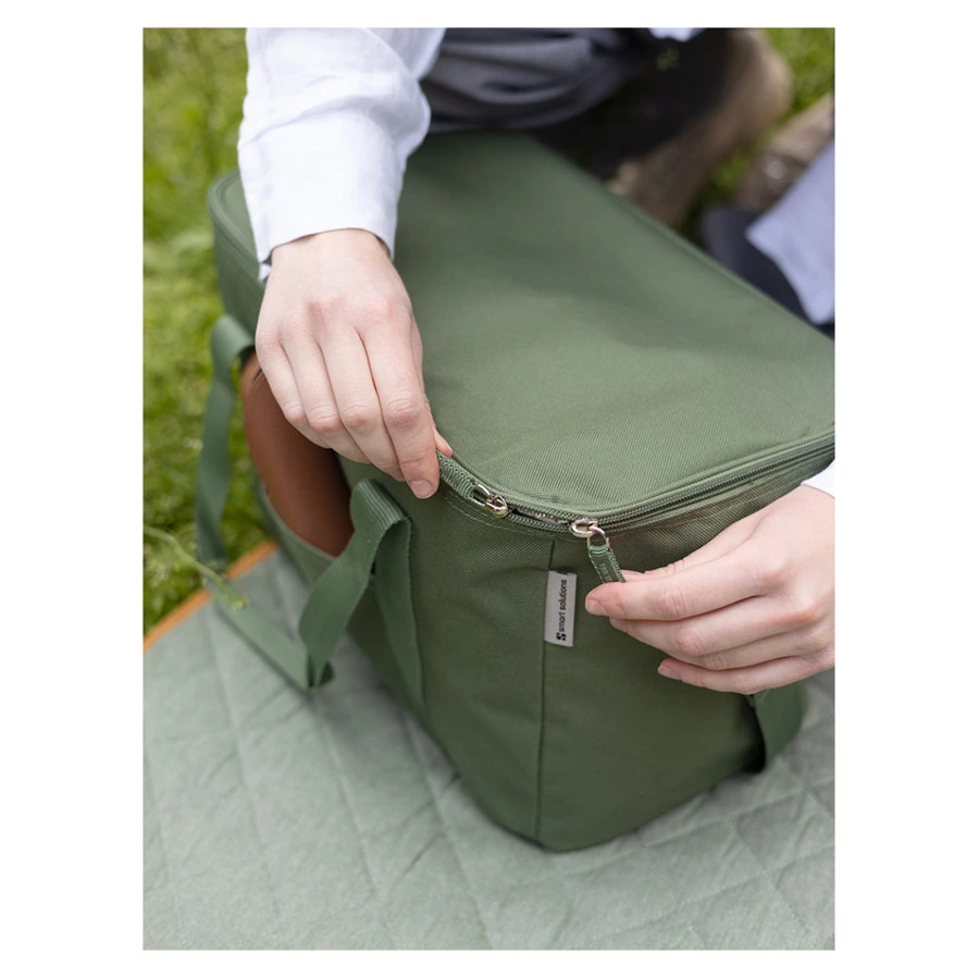 Термосумка для пикника Smart Picnic, L, темно-зеленая