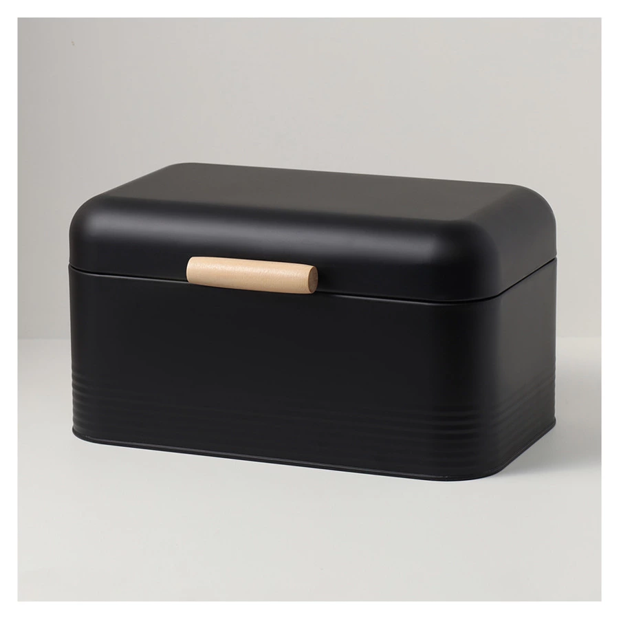 Хлебница Smart Solutions Irmel 30х20х16 см, графит, сталь