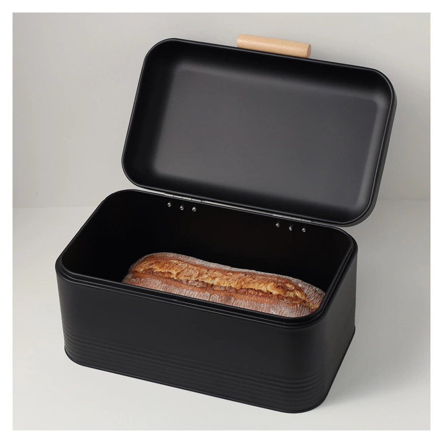 Хлебница Smart Solutions Irmel 30х20х16 см, графит, сталь