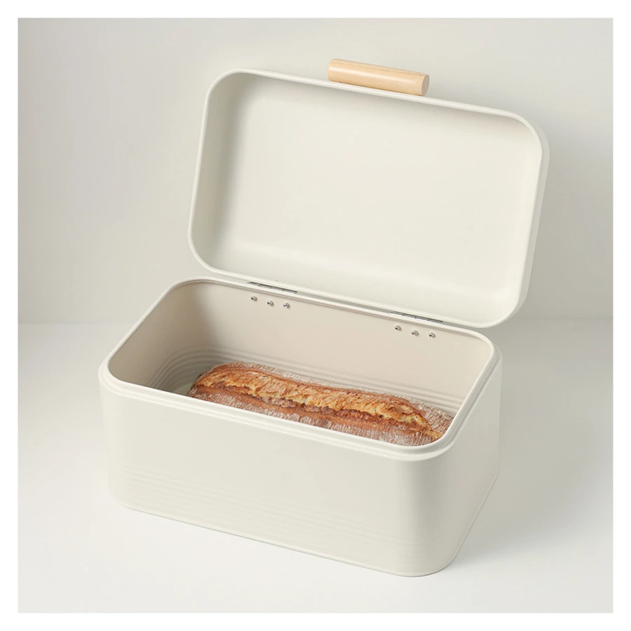 Хлебница Smart Solutions Irmel 30х20х16 см, молочная, сталь