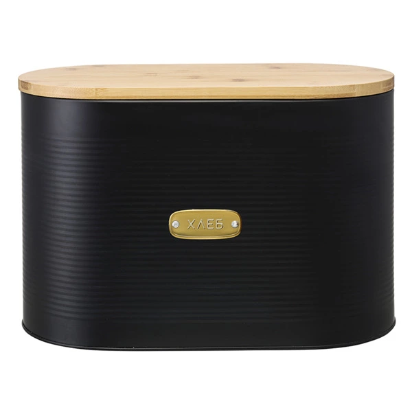 Хлебница Smart Solutions Irmel, 33х18х19 см, графит, сталь