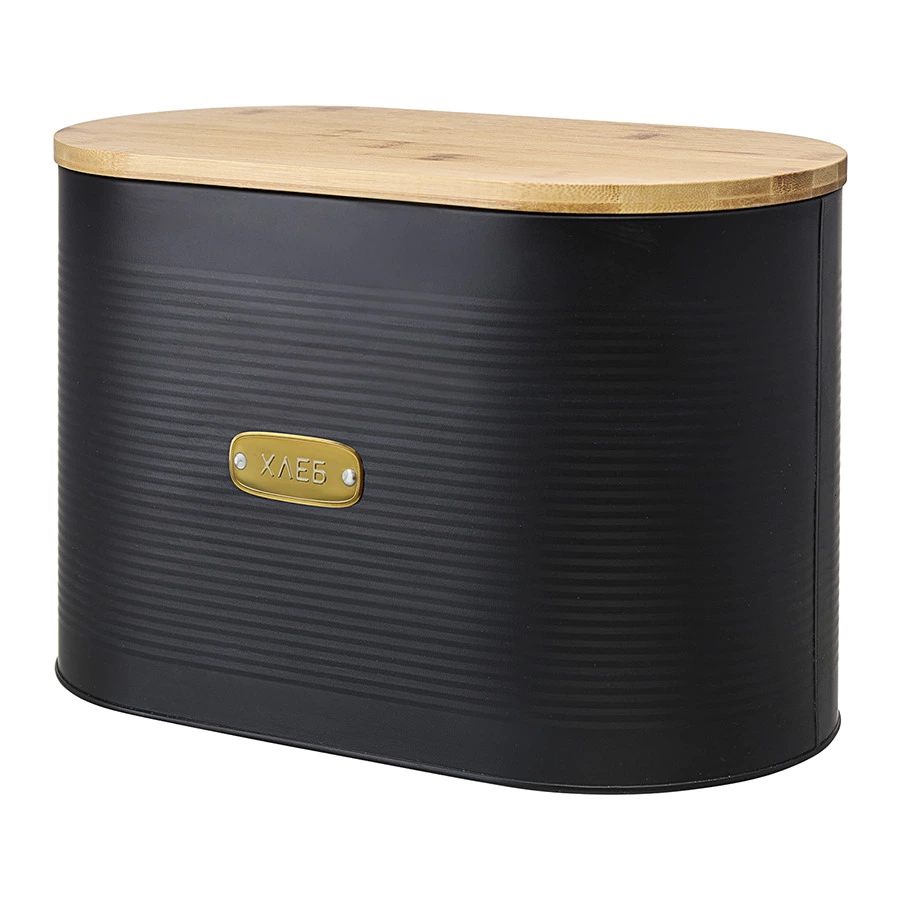 Хлебница Smart Solutions Irmel, 33х18х19 см, графит, сталь