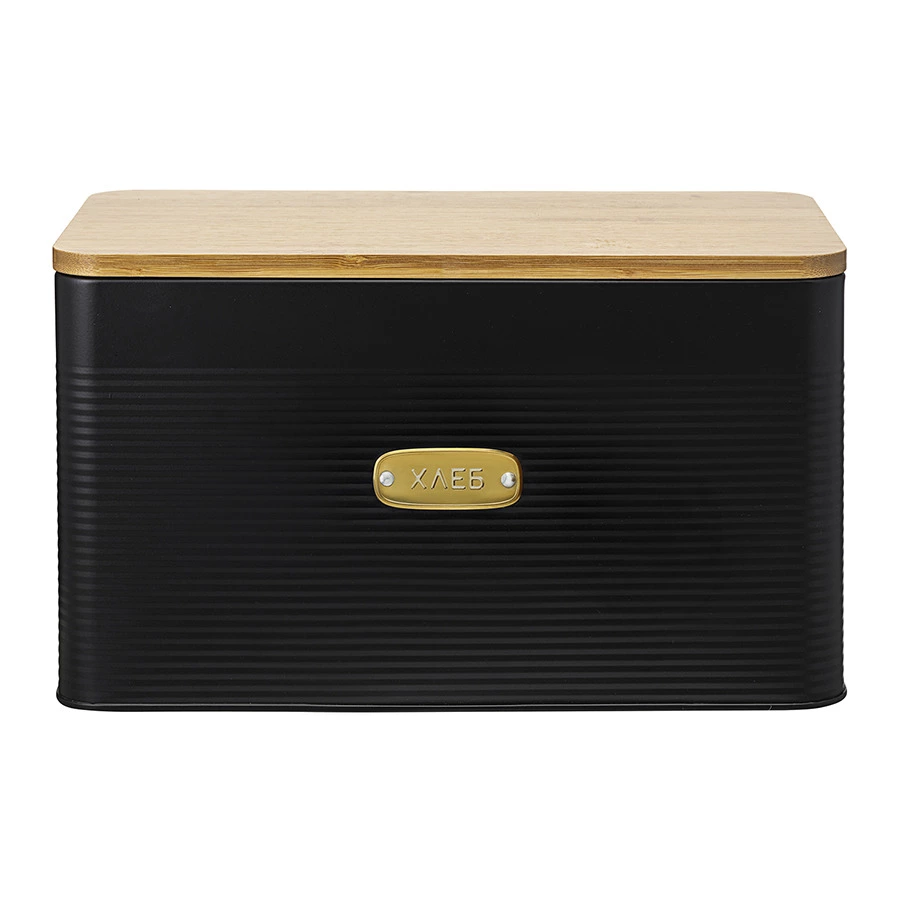 Хлебница Smart Solutions Irmel, 33х18х19 см, графит, сталь