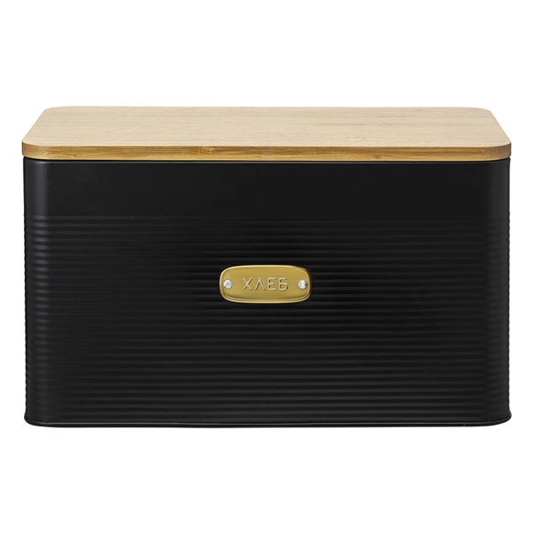 Хлебница Smart Solutions Irmel, 33х18х19 см, графит, сталь