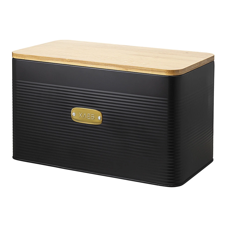 Хлебница Smart Solutions Irmel, 33х18х19 см, графит, сталь