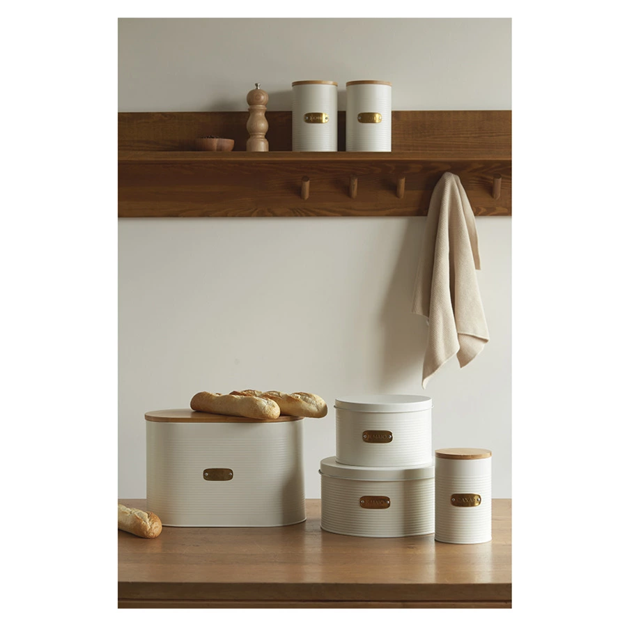 Хлебница Smart Solutions Irmel, 33х18х19 см, молочная, сталь