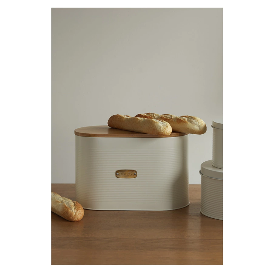 Хлебница Smart Solutions Irmel, 33х18х19 см, молочная, сталь