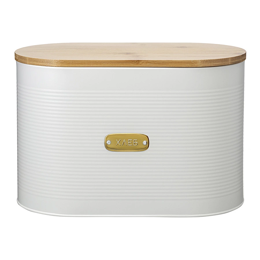 Хлебница Smart Solutions Irmel, 33х18х19 см, молочная, сталь