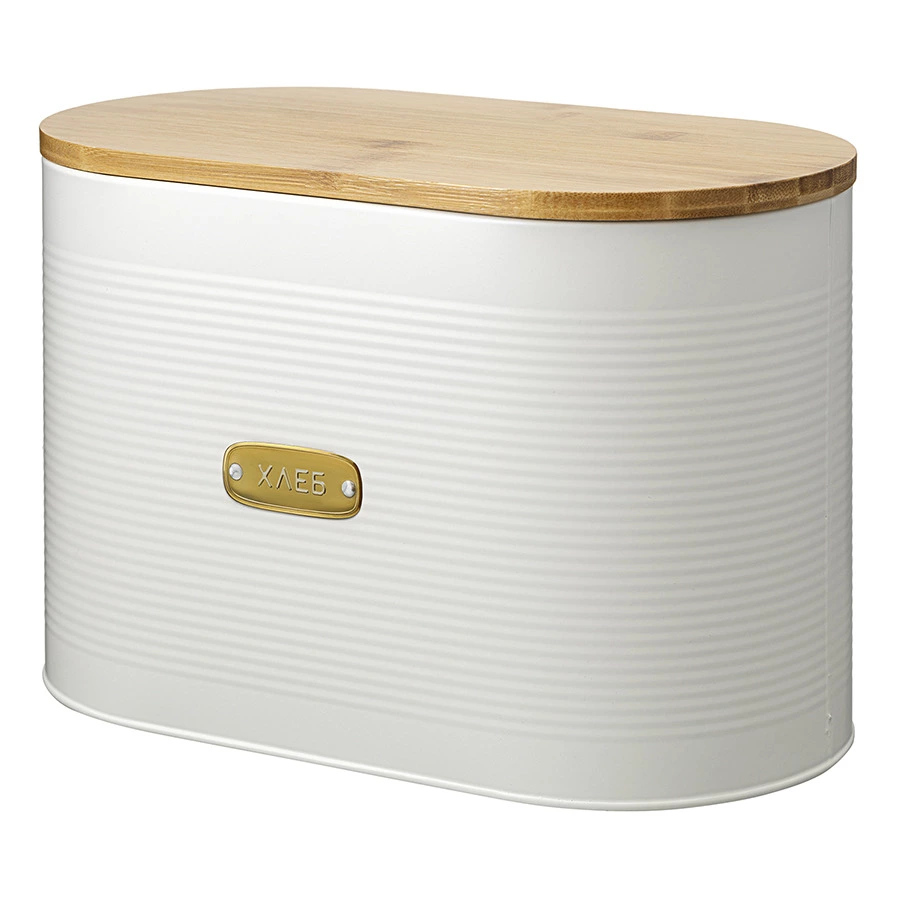 Хлебница Smart Solutions Irmel, 33х18х19 см, молочная, сталь